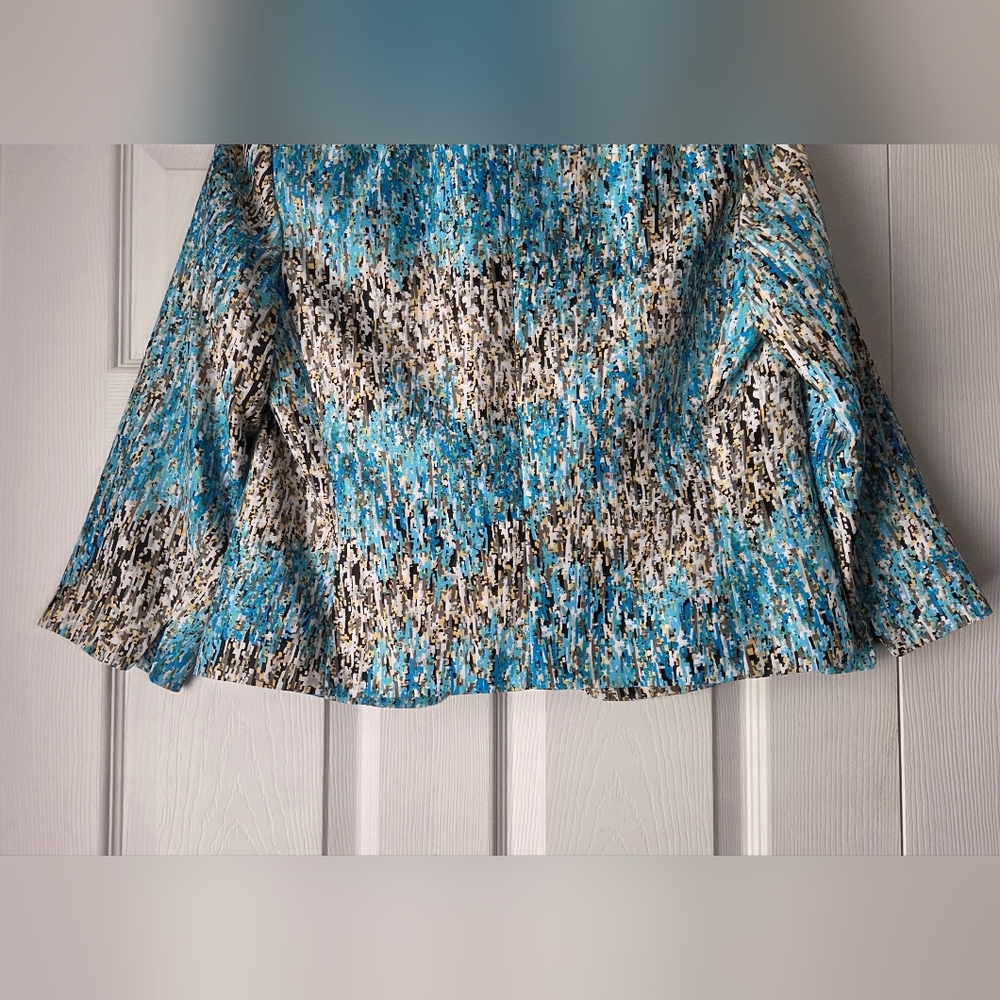 NWOT Kasper Patterned Women's Blazer Size 4P - Picture 9 of 12
